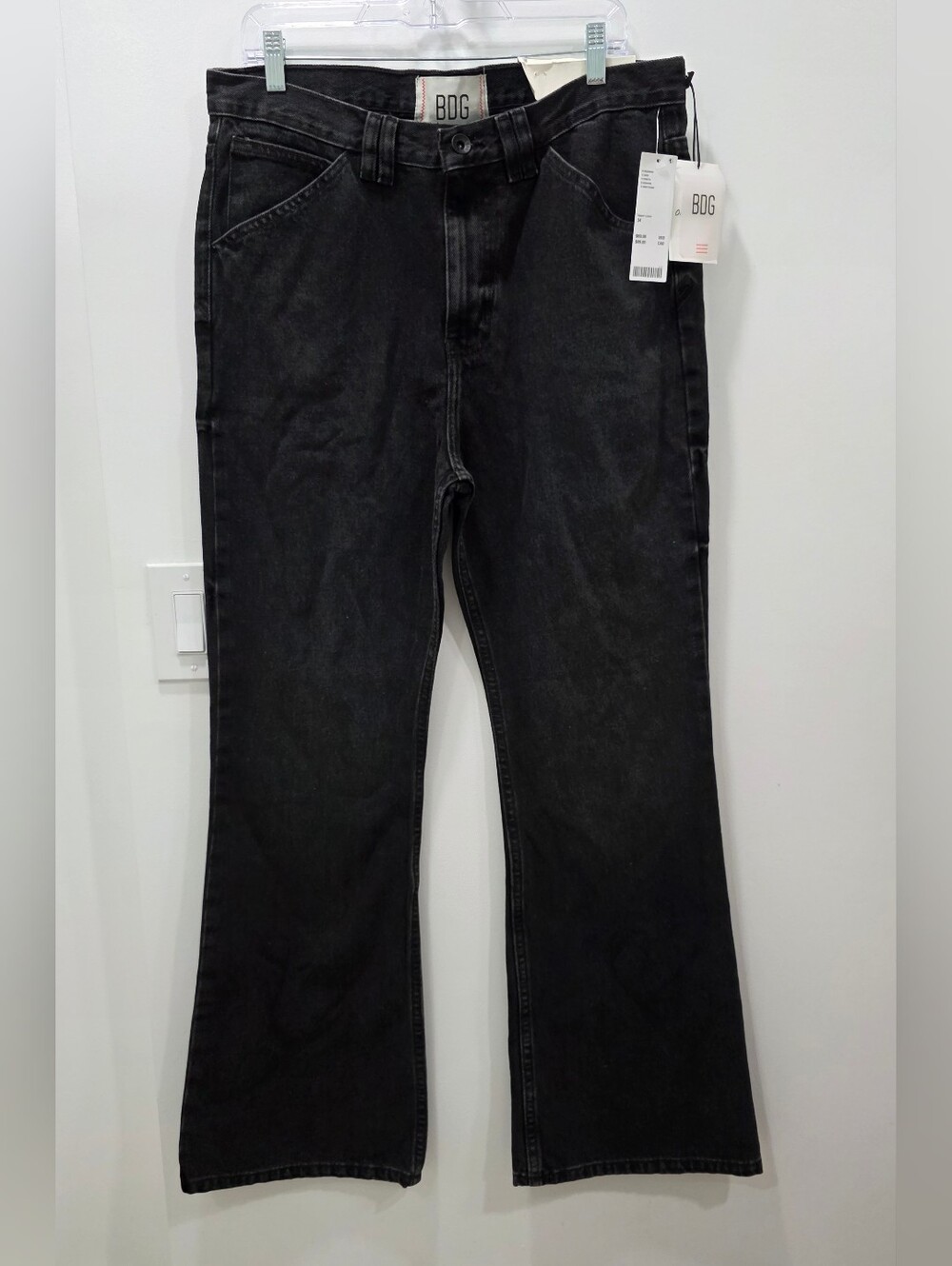Urban Outfitters BDG Black High-Rise Wide Leg Jeans